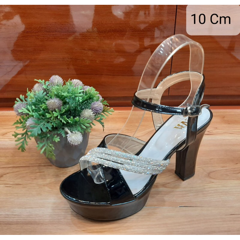 RN - XERA RN230 ZARA HIGH HEELS WANITA 10cm HEELS CHAIN HEELS RANTAI