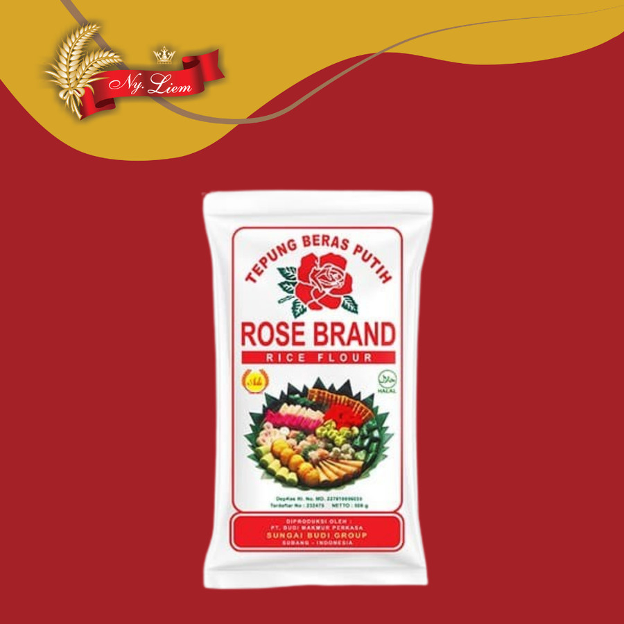 

ROSE BRAND Tepung Beras Putih 500 gram