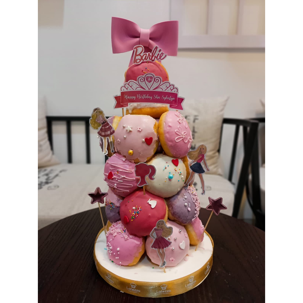 

donat tower donat susun donat birthday donat ulangtahun donutultah