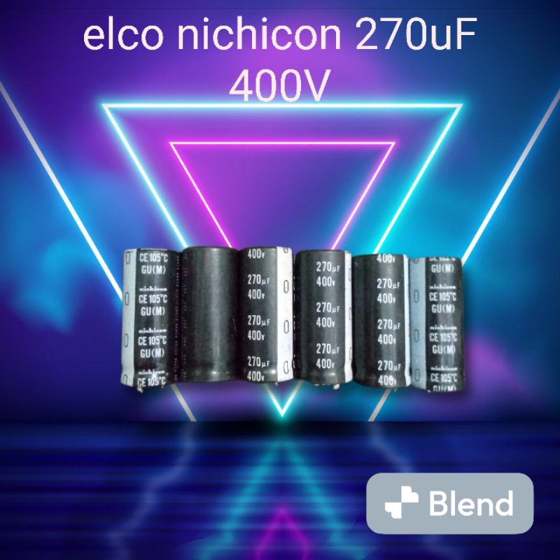 elco nichicon 270uF 400V ori