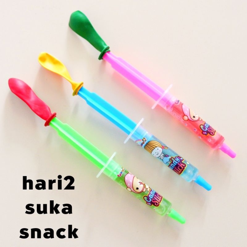 

Permen Jelly Jarum Suntik Balon Candy Stick / Cokelat Suntikan Balon Coklat Pasta Luvmi