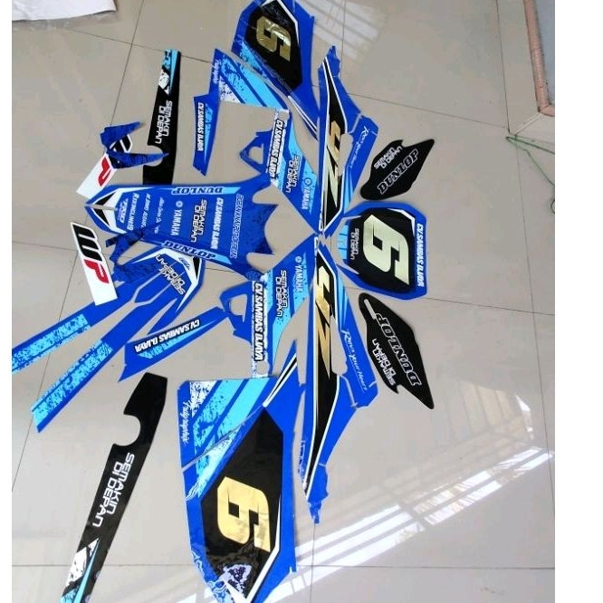 DECAL LELANG UNTUK YAMAHA YZ 125 250 TAHUN MUDA 2023 2024
