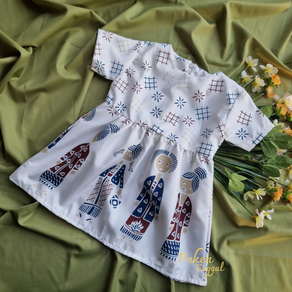DRESS BATIK BU TEJO ANAK / TEJO ANAK