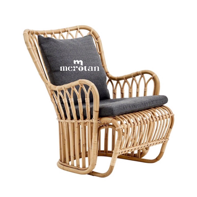 Kursi Santai Rotan Asli / Kursi Rotan / Kursi Malas Rotan