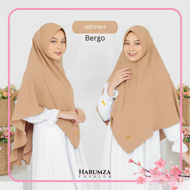 Bergo Hijab Instan Pad Crinkle Airflow Premium Jumbo Bergo Daily