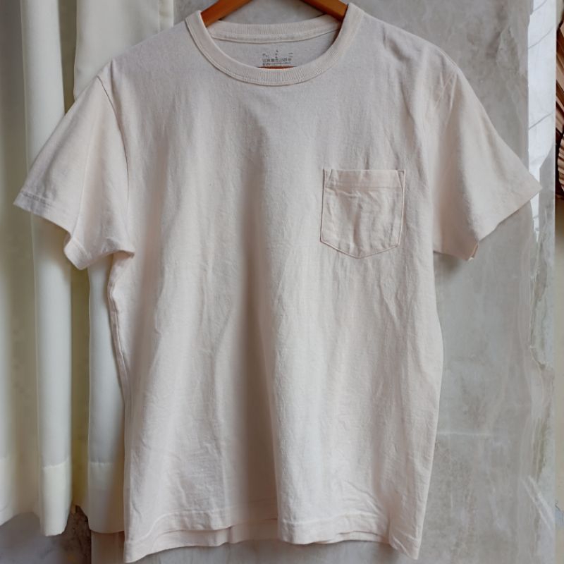 Muji Ivory basic tshirt, kaos muji, kaos oversized