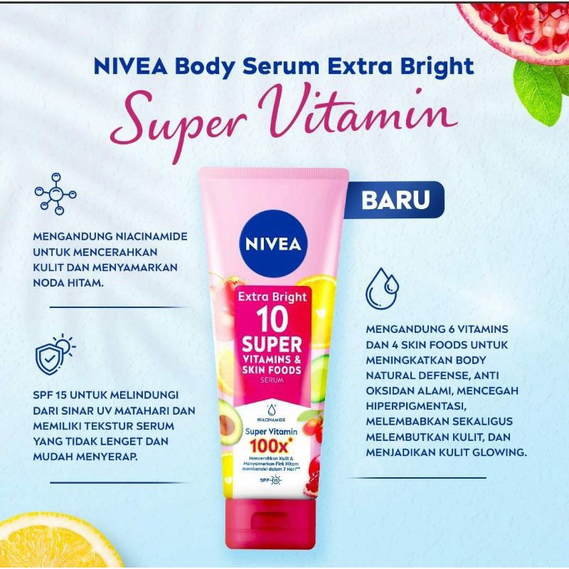 NIVEA EXTRA WHITE BODY SERUM