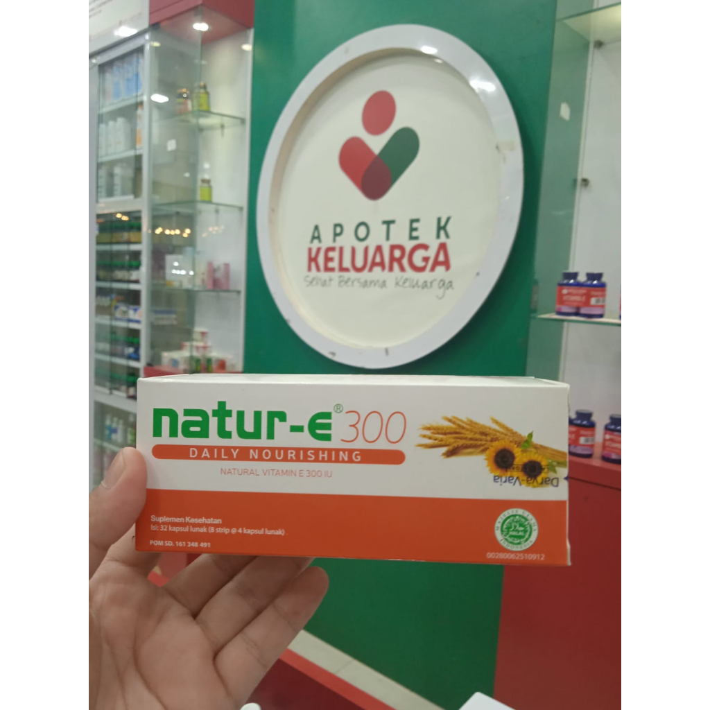 Natur-E 300 IU 32 kapsul ACTIVE BEAUTY Daily Nourishing Natural Vitamin E NATURE NATUR -E NATUR E 30