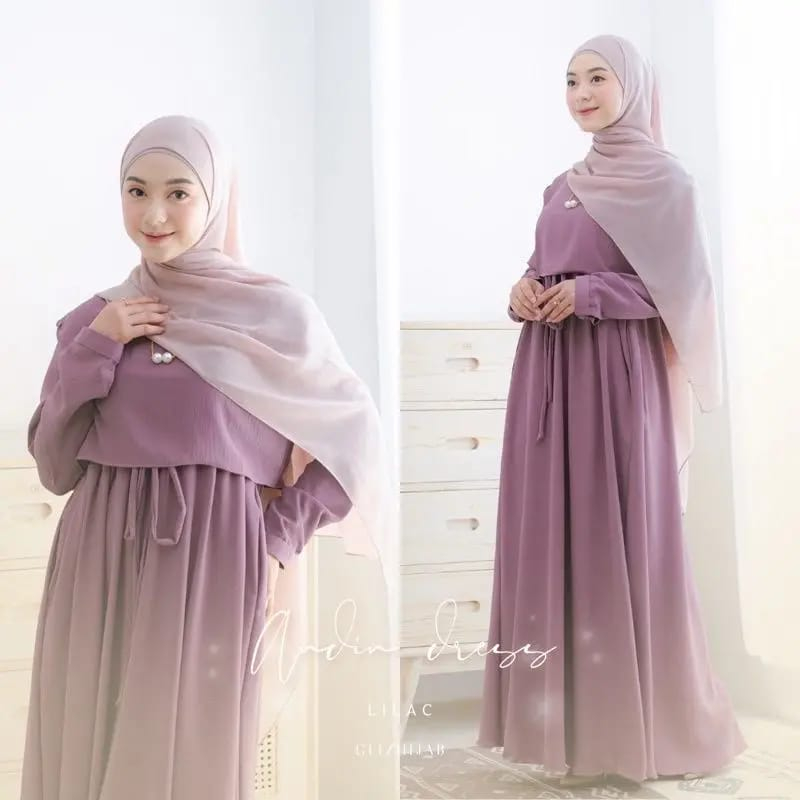 Gamis Drees Glenca Maxy Crinkle Airflow Premium Busui Jumbo