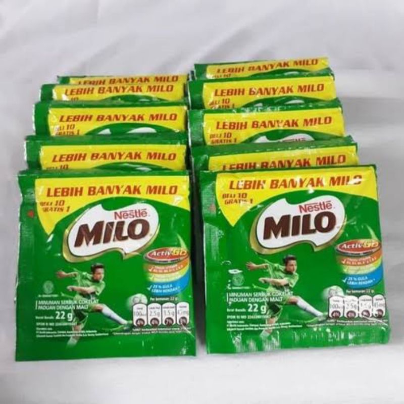 

Milo Active Go 22gram 11 Sachet