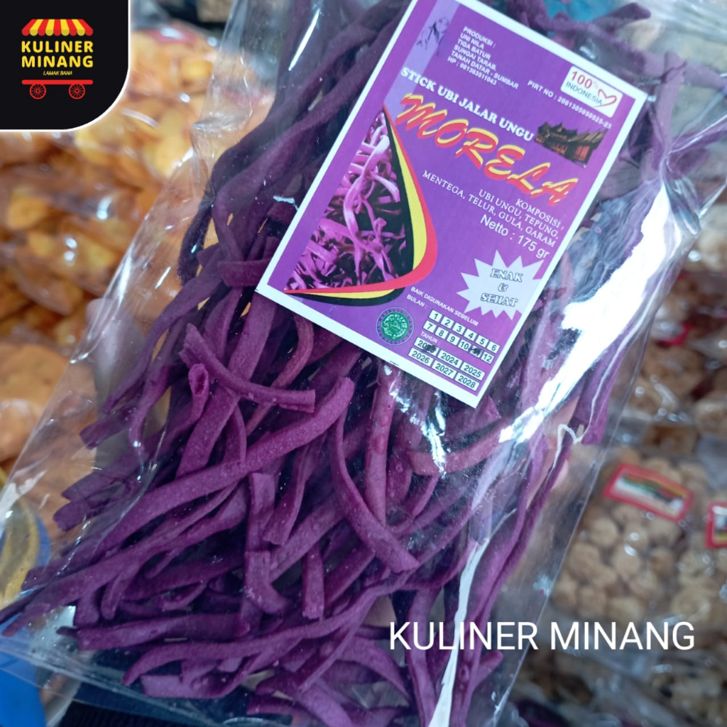 

Stik Ubi Jalar Ungu Oleh Oleh Cemilan Makanan Payakumbuh Padang Khas Pariaman Jajanan urang awak Snack Kuliner Minang Kabau Murah Gurih Renyah Spicy Resmi 100% Halal Original AX01