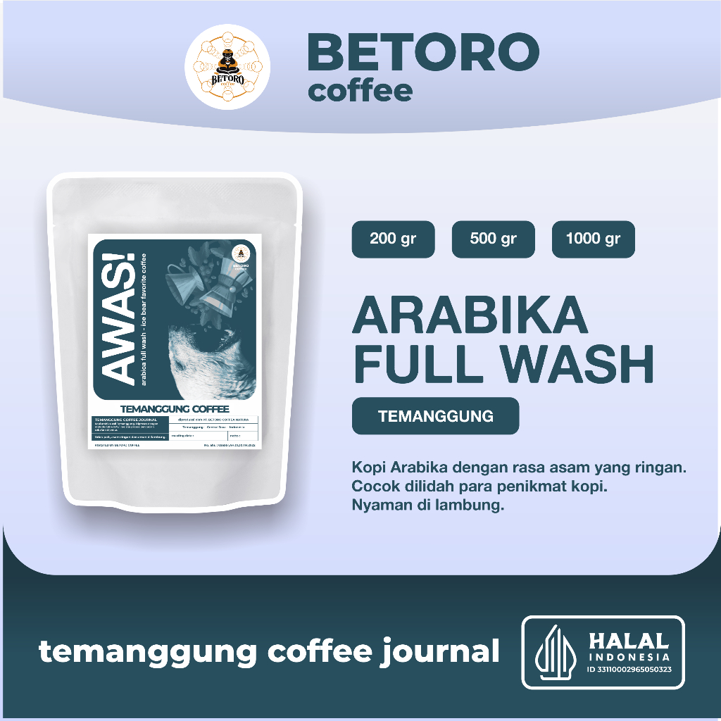 

KOPI ARABIKA TEMANGGUNG FULLY WASHED