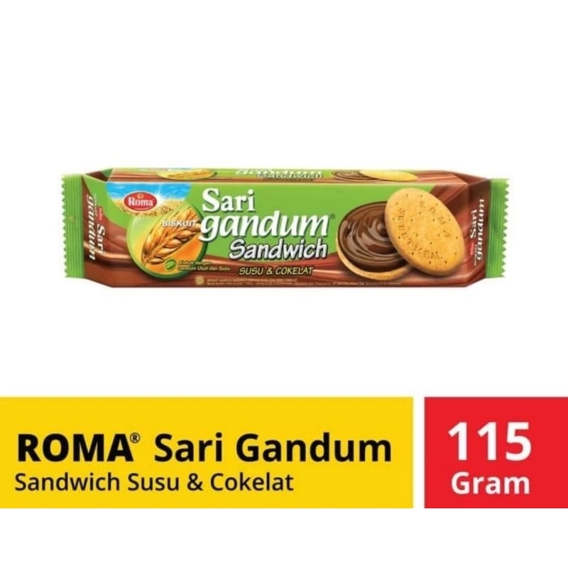 

Roma Sari Gandum 115gr @6pcs