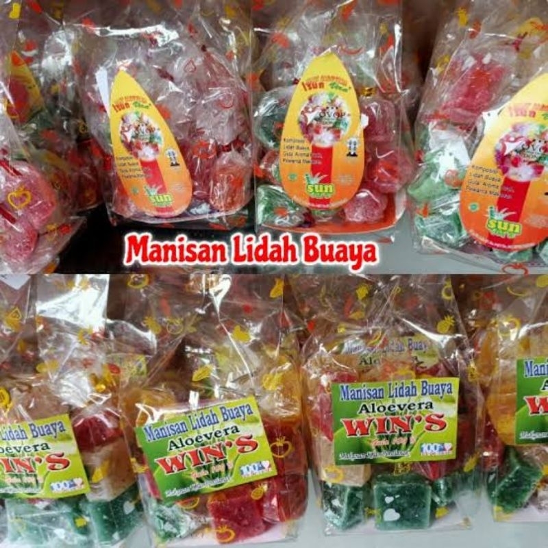 

manisan aloevera jelly candy size L