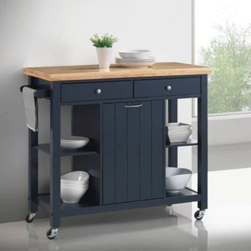 Island table kitchen/meja dapur kayu