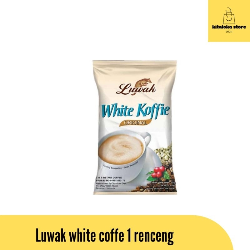 

luwak white coffe original 1 renceng