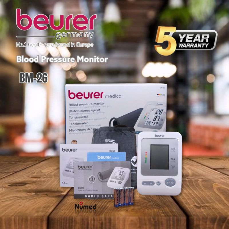 Tensimeter Digital Original Beurer BM26 Bergaransi Resmi 5 Tahun / Tensi Meter Digital Beurer BM 26 