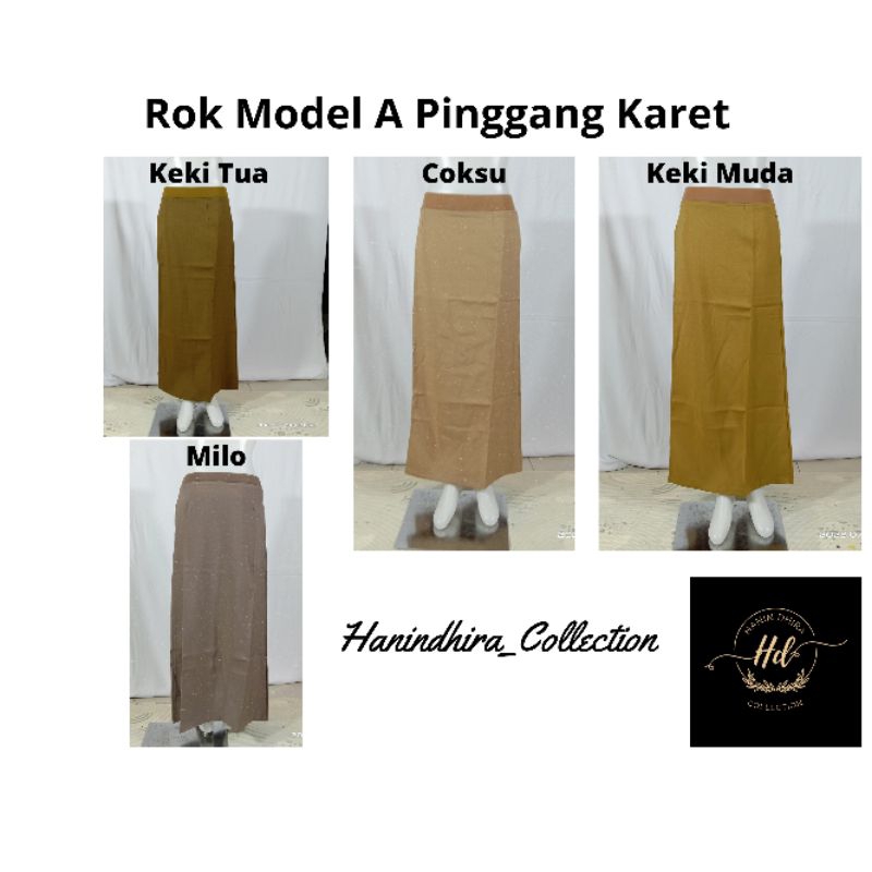 Rok Wanita, Rok Model A, Rok Kerja