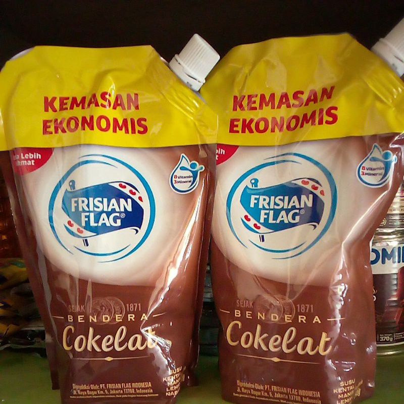 

susu kental manis Frisian flag coklat