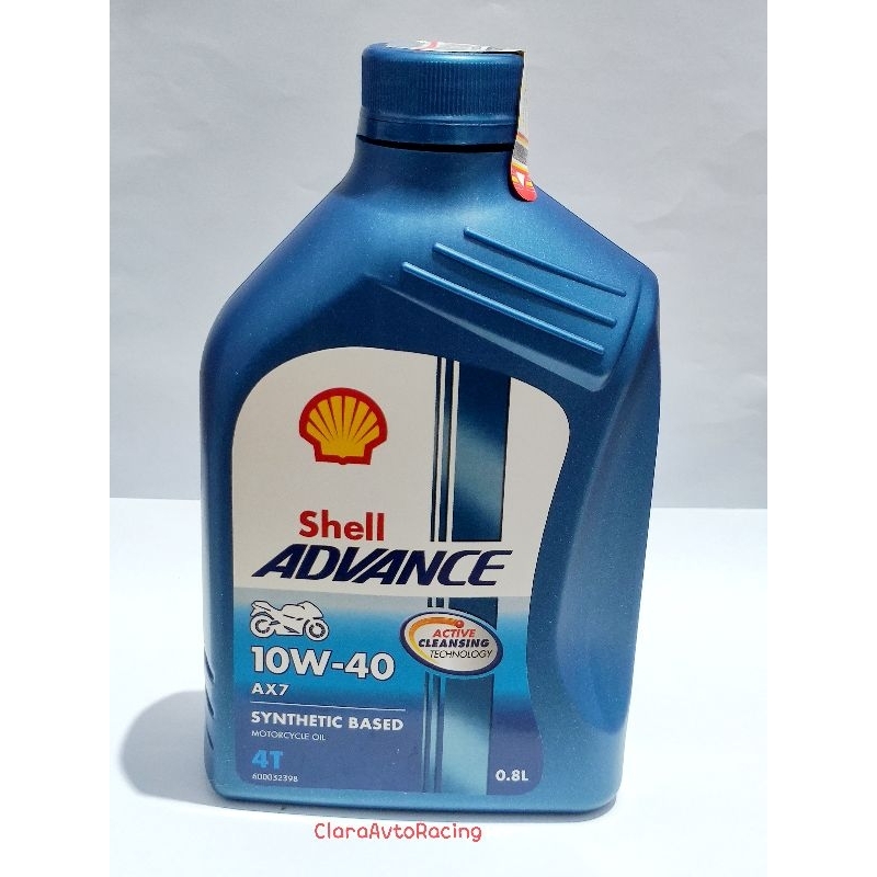 Shell Advance Ax7 104 40 4T Shell Advance AX7 Oli Shell Advance Ax-800ml