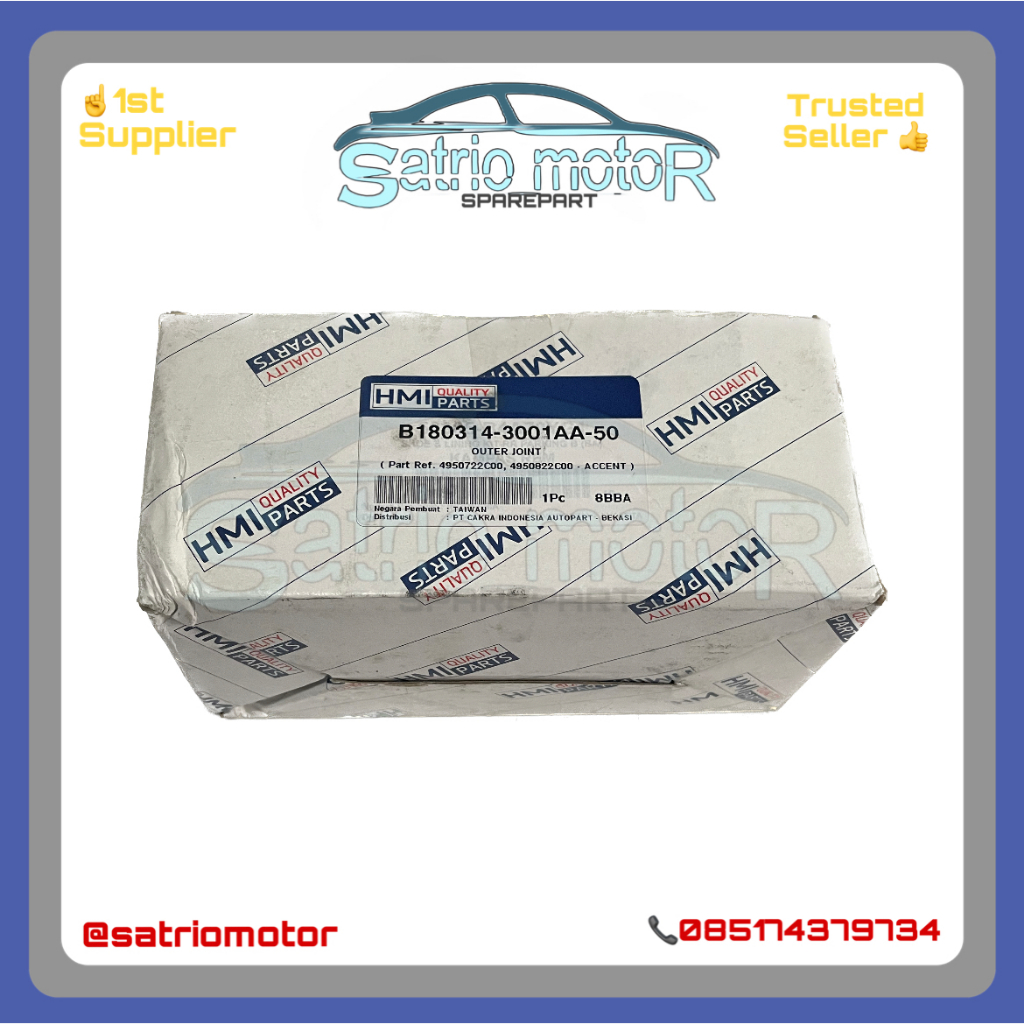 CV JOINT/OUTER JOINT HYUNDAI ACCENT MERK HMI