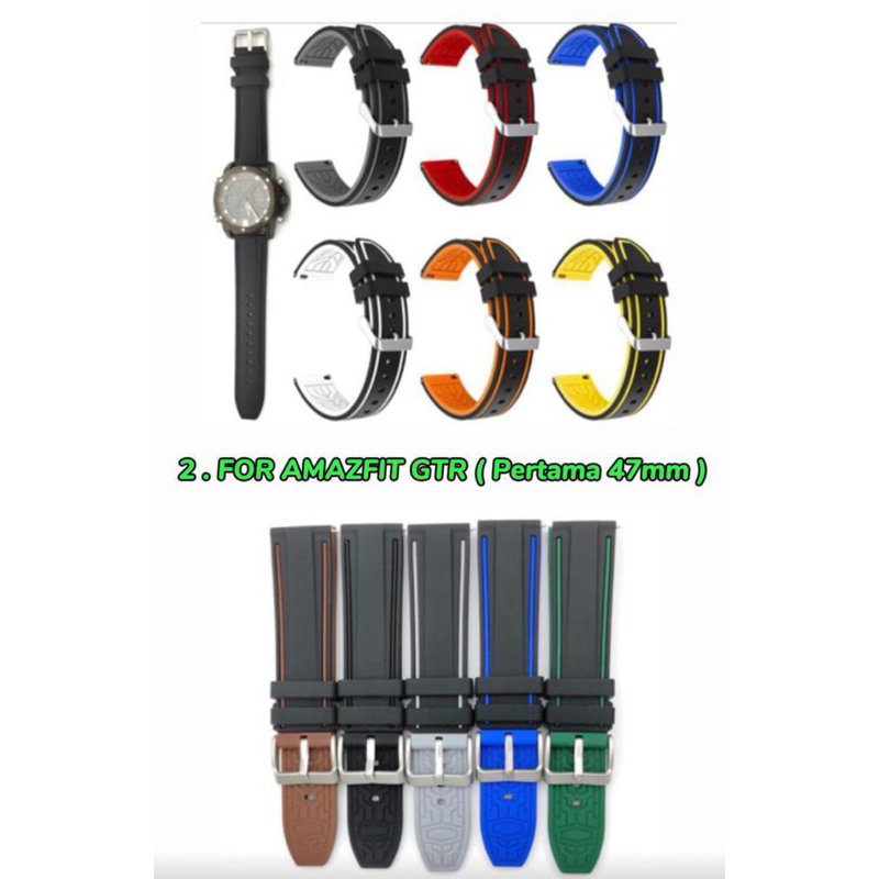 Strap/Tali Jam  Smartwatch Amazfit GTR Pertama(47mm )- 22mm Silicone