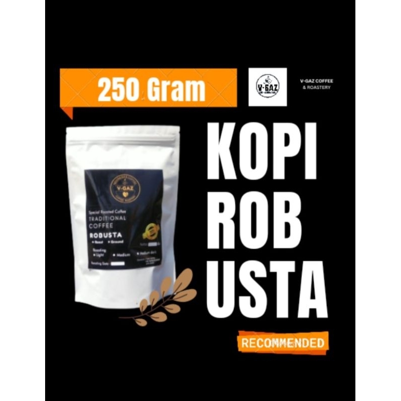 

V-GAZ Robusta || Kopi Robusta Puntang 150 gr 250 gr 500 gr