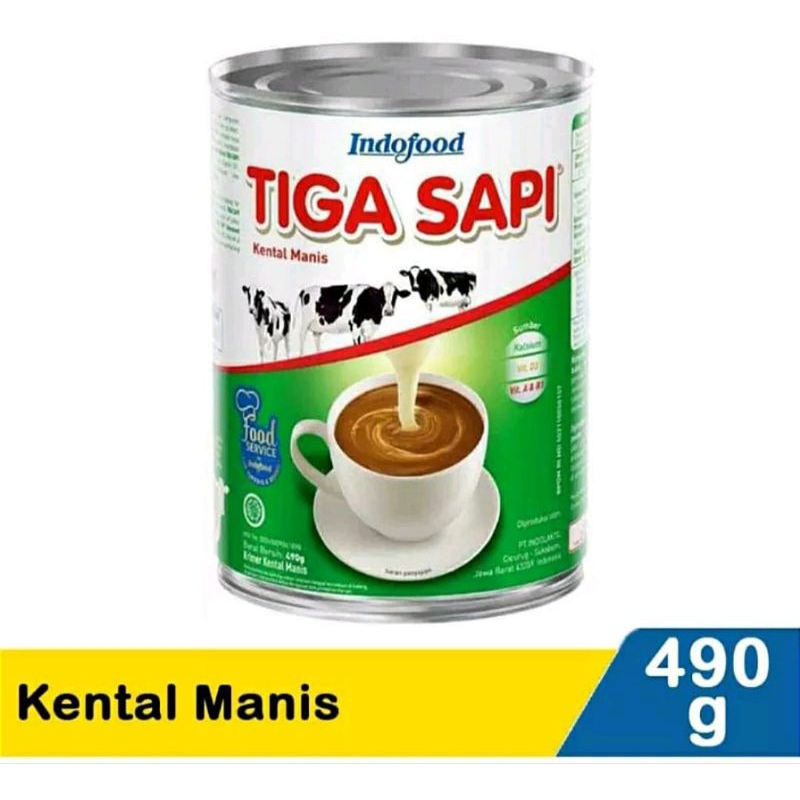 

Susu Kental Manis SKM TIGA SAPI 490Gr