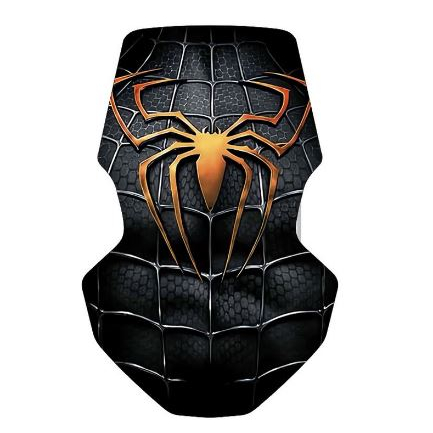 Stiker Visor Winshield SpiderMAN Hitam Gold ADV 160