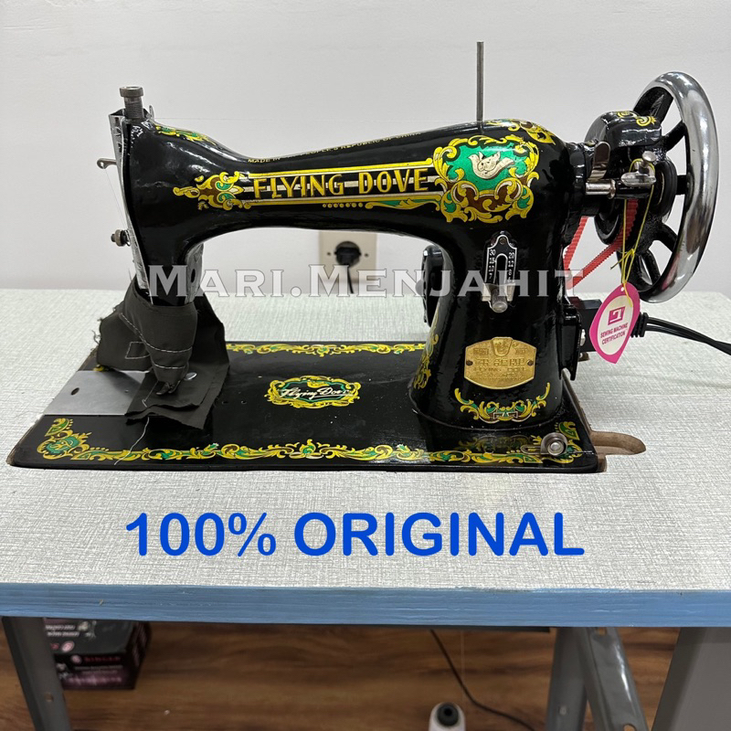 Mesin Jahit Hitam Klasik Flying Dove JA1-1 (Baru) Bukan Butterfly Bukan Singer