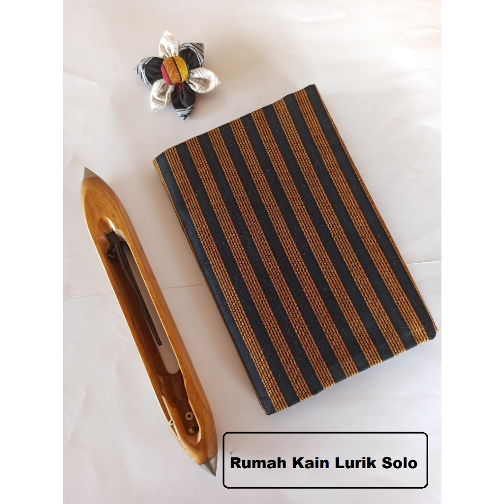 kain lurik kain lurik tenun garis coklat hitam