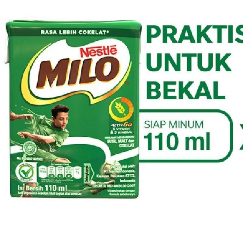 

6 pcs - Milo UHT Susu Coklat [110 mL]