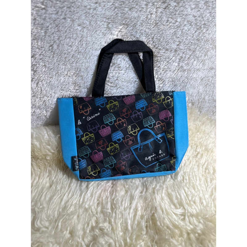 tas agnes b biru