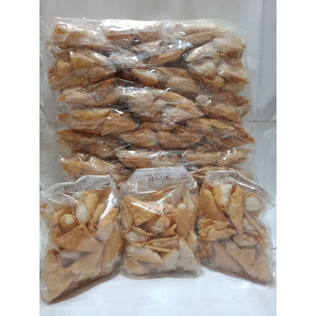 

[Bal] Siomay Somay Batagor Mentah Hade Kering Segitiga Kecil / Bal isi 24 Pack - hdsio3kecil