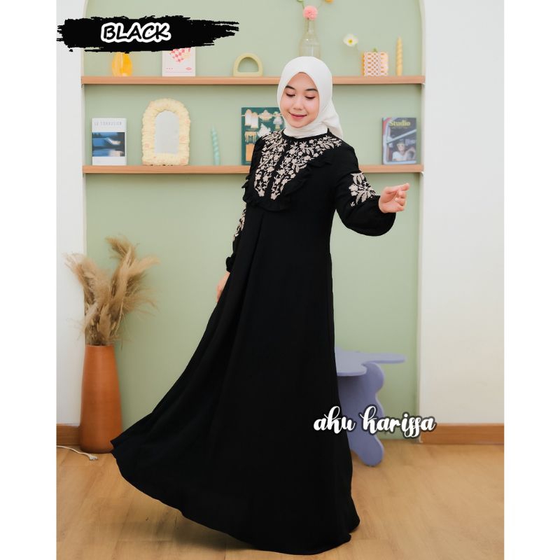 Azizah bordir/ Gamis Azizah bordir / Azizah dress bordir  by ori aku karissa/ gamis busui gamis terl