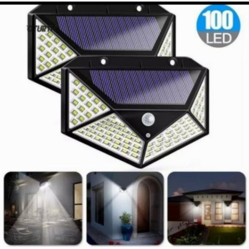 LAMPU TAMAN TENAGA TABIR Surya 100 LED*