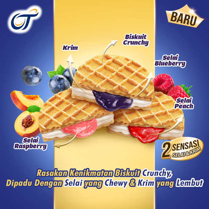 

Imperial Creme Biskuit Susu dengan Selai dan Krim per box isi 12pcs - All Varian [GOJEK/GRAB]