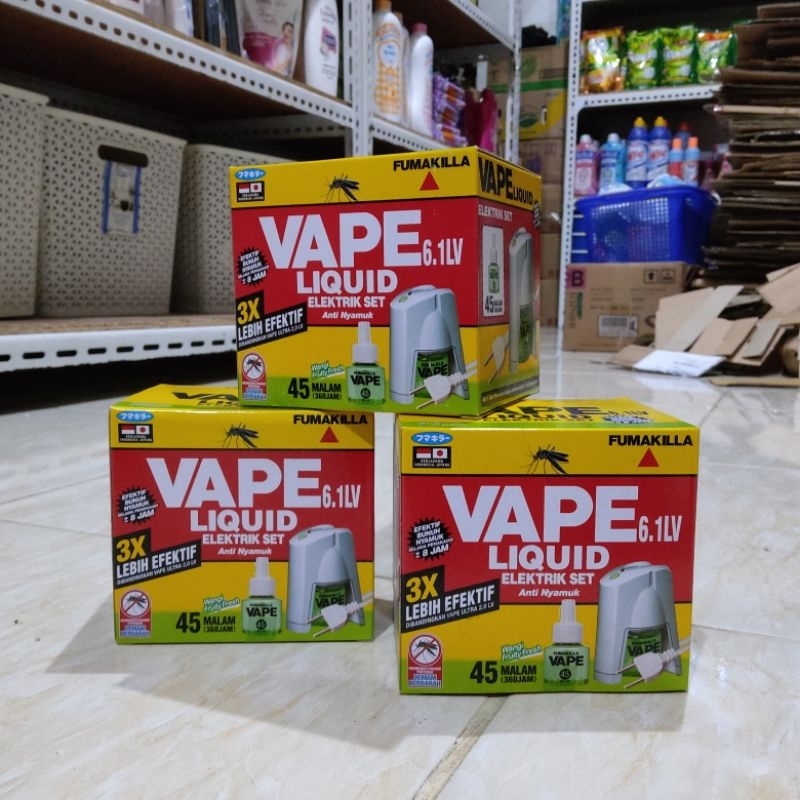 obat nyamuk elektrik set fumakila vape/vape alat free liquit 45 malam/Vape/Fumakila/Vape ALAT + REFI
