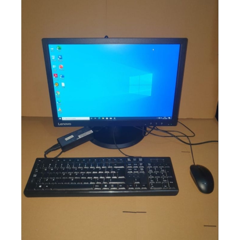 mini pc lenovo m93p core i5 gen 4  spaket led 20 in keybort mos tinggal pakai