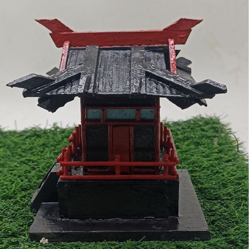 miniatur Hiasan Aquascape Rumah hio pvc