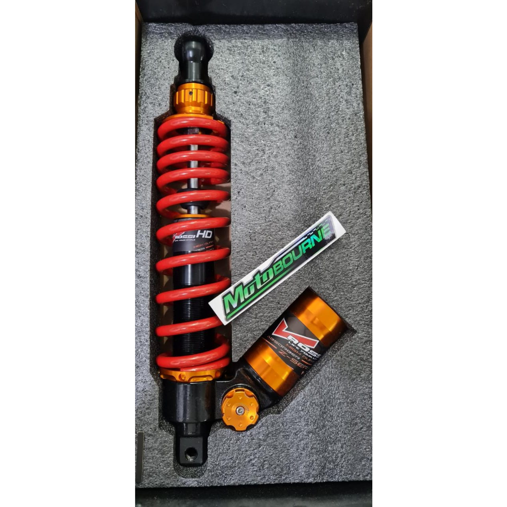 Shock Shockbreaker tabung bawah Vrossi rossi H2 Honda Vario 125 150 340 mm tabung Red