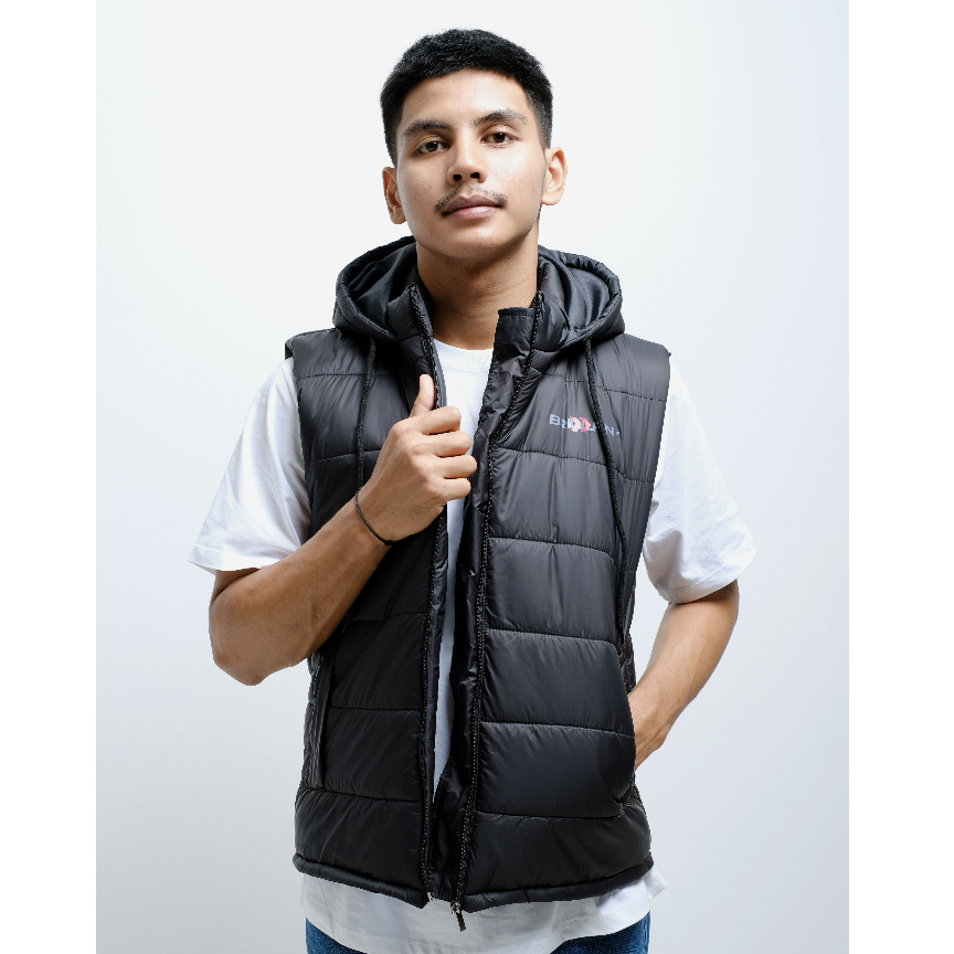 Brillant - Spectacled Rompi Pria Parasut Impor Korea Vest Jacket Motor Ukuran Size M L XL XXL Jaket 