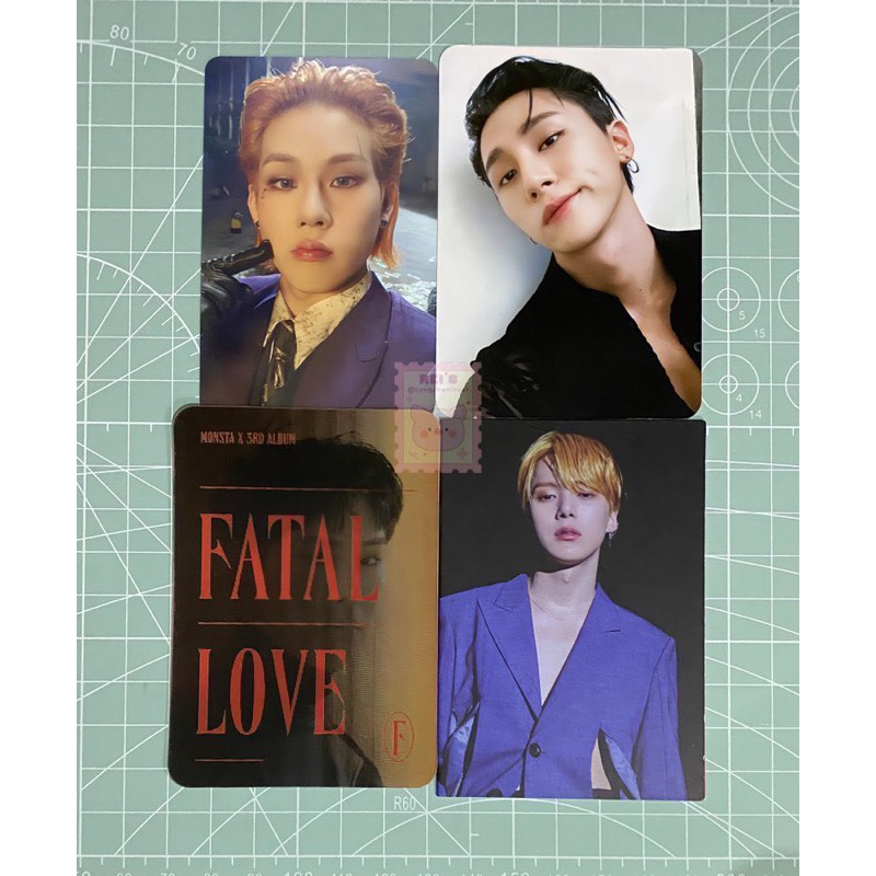 OFFER wts photocard monsta x joohoney jooheon i.m changkyun minhyuk fatal love ktown pob lenti messa