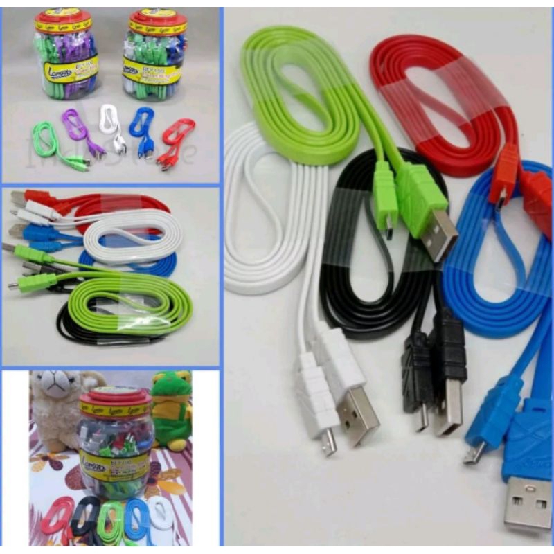 KABEL DATA LAMIGO KABEL CHARGER MICRO USB KABEL CHARGER TYPE C KABEL IPHONE LIGHTNING LAMIGO