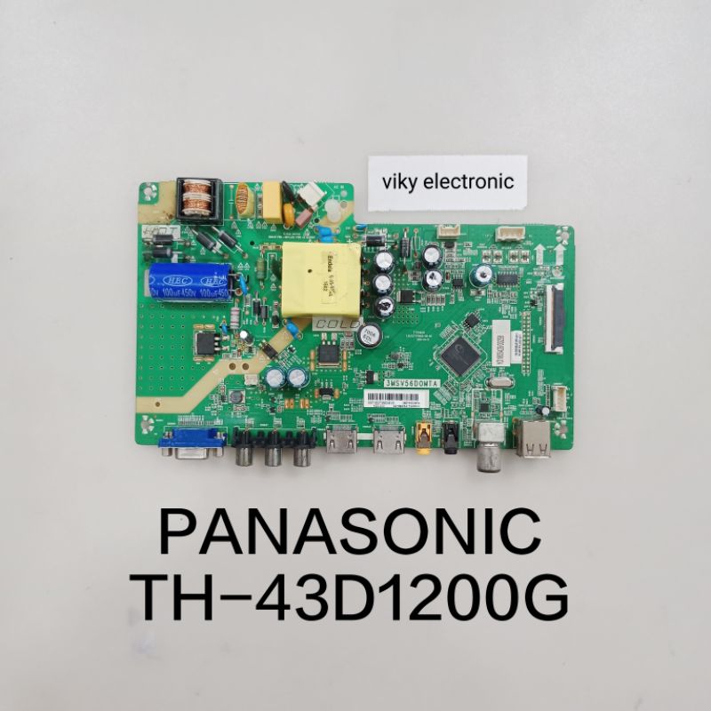 PANASONIC TH-43D1200G mainboard mb modul mobo mesin tv PANASONIC TH 43D1200G