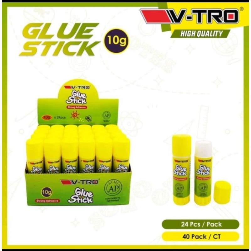 

Al Glue Stick Kuning Merk VTRO-Lem Stick Kertas Yellow 24Pcs