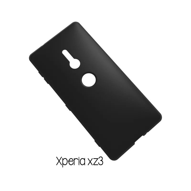 softcase soft case black matte sony xperia XZ3