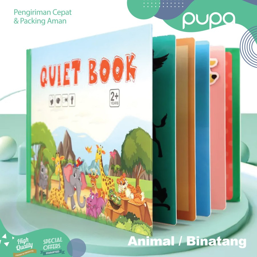 buku aktivitas anak / quiet book / baby book kids busy preschool book
