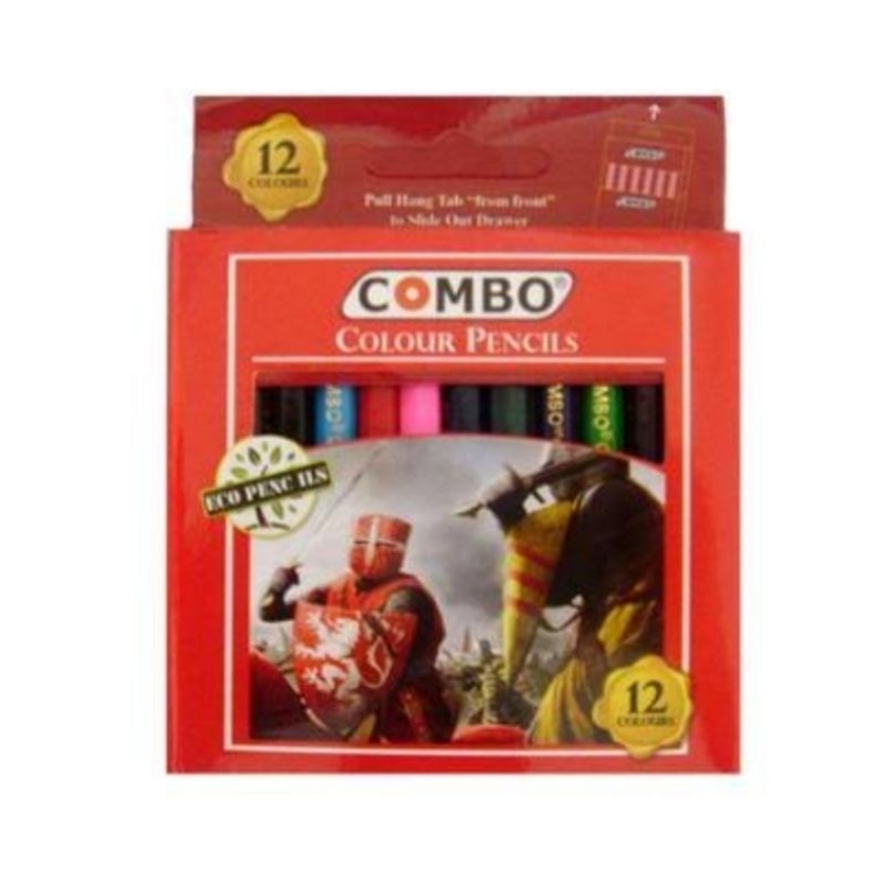 

Pensil warna 12 set kelir kayu pendek Combo