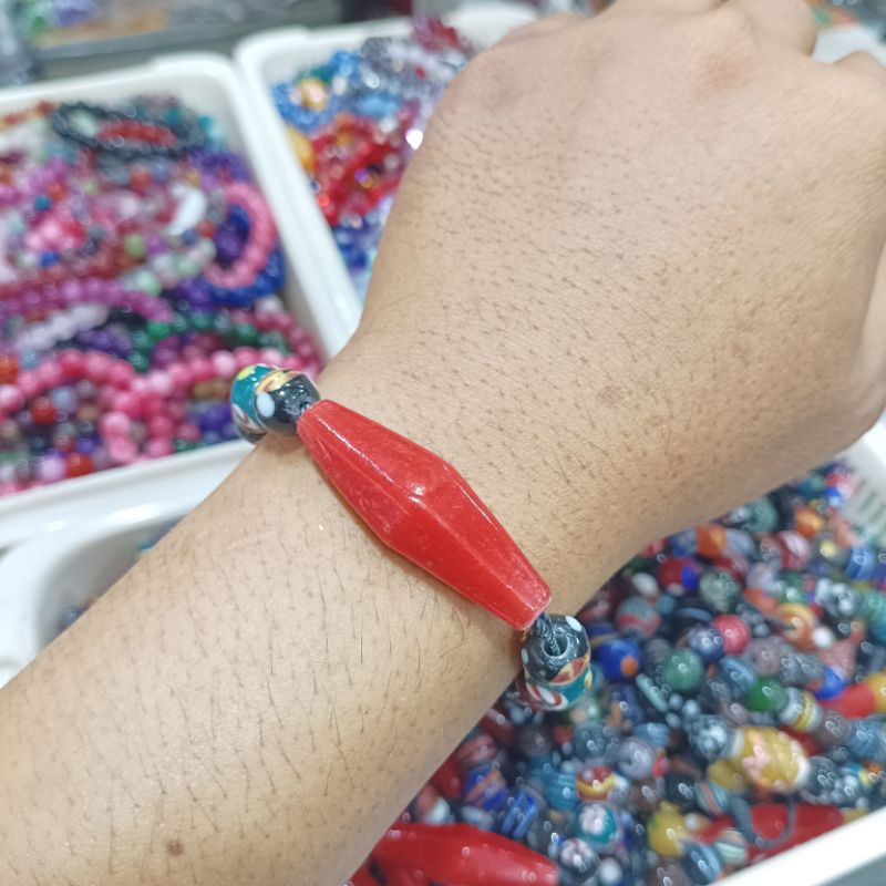 GELANG MANIK DAYAK LAMIANG ASLI,UNTUK DEWASA